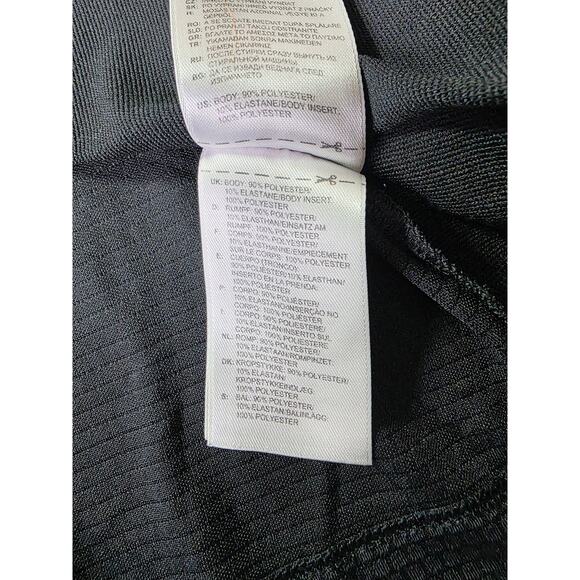 ADIDAS Black Half Zip Active Sporty Track Workout Pullover Jacket SZ L - Picture 5 of 8